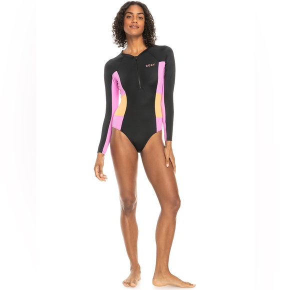 Roxy Fitness - Long Sleeve One-Piece Swimsuit for Women 🏄🏻 - Picture 4 of 7